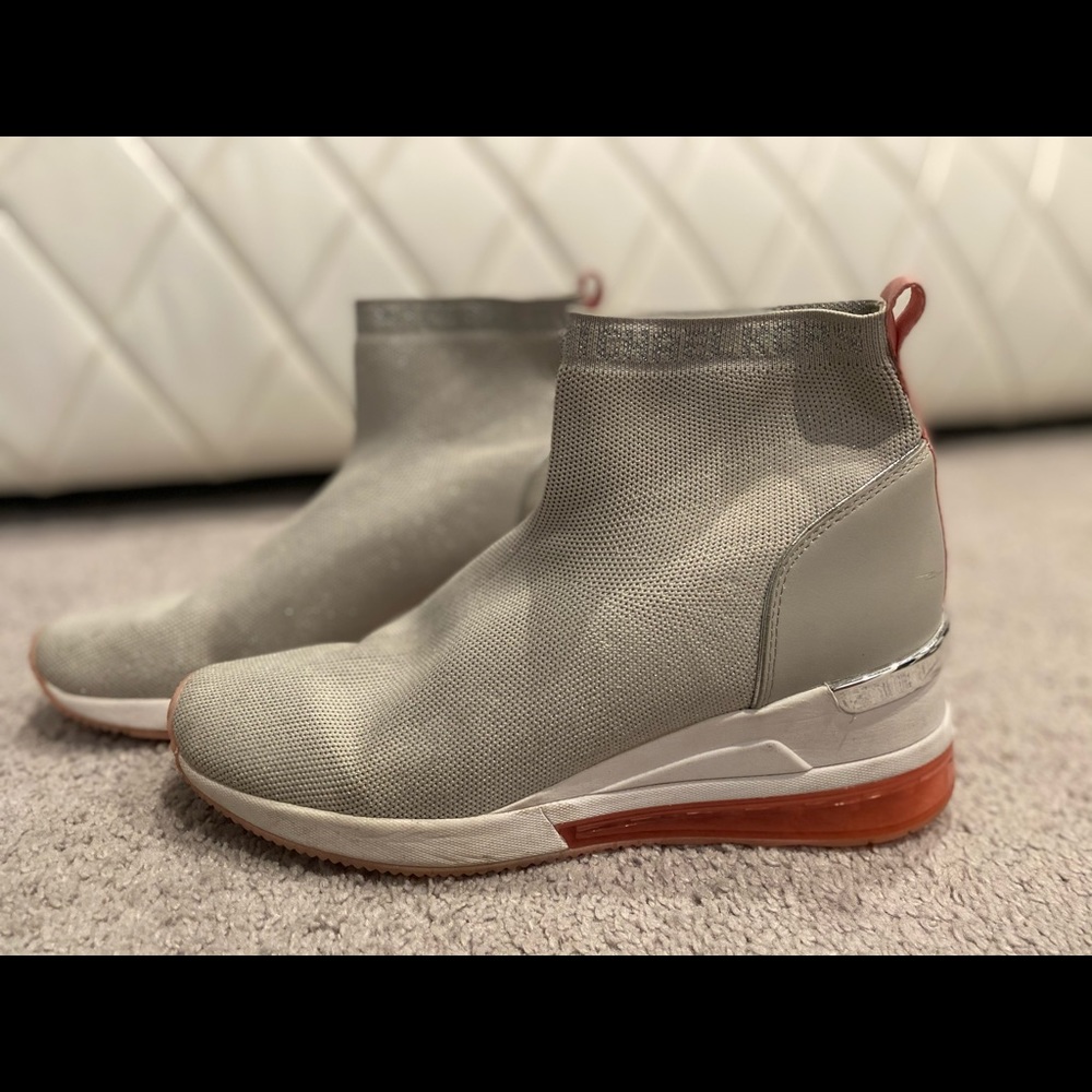 Michael Kors skyler extreme sneakers silver & pink